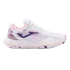 Buty do tenisa Joma Point Lady 2402 TPOILW2402AC białe. Białe buty treningowe bez wzorów, z gumy, bez zapięcia, na fitness i siłownię. Za 551.66 zł.