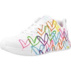 Tenisówki Skechers Model Uno Lite Kolor Biały. Białe trampki Skechers, bez wzorów, z materiału, sportowe, bez zapięcia. Za 423.00 zł.