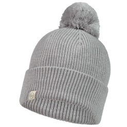 Czapka dla dorosłych Buff Tim Merino Hat Beanie. Szare czapki zimowe Buff, bez wzorów, z wełny, sportowe. W wyprzedaży za 103.46 zł.