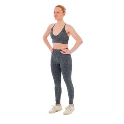 Damski zestaw sportowy Xtreme - legginsy + biustonosz sportowy - Antracyt. Szare legginsy XTREME SOCKSWEAR, bez wzorów, sportowe. Za 177.99 zł.