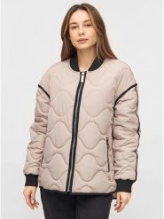 TicketWOMAN Kurtka przejściowa "Calip" w kolorze beżowym rozmiar: 34. Brązowe kurtki TicketWOMAN, bez wzorów, bez kaptura. Za 230.99 zł.