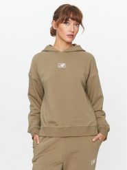 New Balance Bluza Essentials French Terry Hoodie WT33512 Zielony Regular Fit. Zielone bluzy New Balance, m, bez wzorów, z syntetyku, bez ramiączek, bez kaptura. Za 209.99 zł.