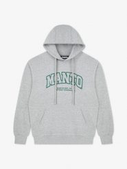 MANTO bluza z kapturem VARSITY 26 melanż. Szare bluzy MANTO, m, bez wzorów, z bawełny, bez ramiączek, z kapturem. Za 249.00 zł.