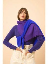 Just Cashmere Kaszmirowy sweter "Phoebe" w kolorze fioletowym rozmiar: XL. Różowe swetry Just Cashmere, xl, bez wzorów, z kaszmiru, bez ramiączek. Za 347.99 zł.