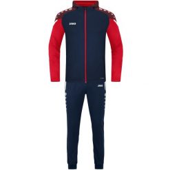 Dres z kapturem Jako Performance. Czerwone kombinezony JAKO, m, bez wzorów, z dresówki, sportowe, bez kołnierzyka, bez ramiączek. Za 478.95 zł.
