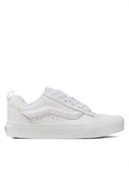 Vans Tenisówki Knu Skool VN0009QCW001 Biały. Białe trampki Vans, bez wzorów, ze skóry, bez zapięcia. Za 259.99 zł.