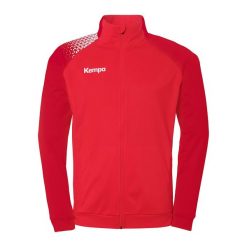 Kurtka z dresu Kempa Ambition 28. Czerwone kurtki Kempa, bez wzorów, z dresówki, sportowe, bez kaptura. Za 160.00 zł.