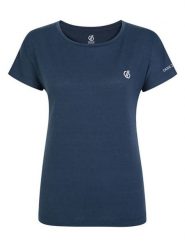 Dare 2b Koszulka sportowa "Persisting II Tee" w kolorze granatowym rozmiar: 42. Niebieskie t-shirty sportowe Dare 2b, bez wzorów, z materiału, bez ramiączek, outdoorowe. Za 57.45 zł.