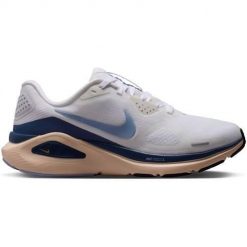 Buty do biegania damskie Nike HJ1101108WHITEALUMI. Białe buty do biegania Nike, bez wzorów, z materiału, bez zapięcia, do biegania. Za 677.95 zł.