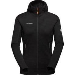 Bluza trekkingowa damska Mammut Taiss Light ML Hooded Jacket. Czarne bluzy Mammut, s, bez wzorów, z materiału, bez ramiączek. Za 590.38 zł.
