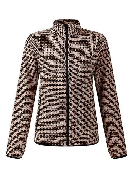 Dare 2b Bluza "Descend II" w kolorze beżowo-czarnym rozmiar: 38. Brązowe bluzy Dare 2b, bez wzorów, bez ramiączek, bez kaptura. Za 157.35 zł.