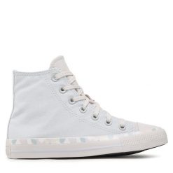 Trampki Converse. Białe trampki Converse, bez wzorów, retro, bez zapięcia. Za 209.99 zł.