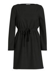 Vila Sukienka "Vileinas" w kolorze czarnym rozmiar: S. Czarne sukienki Vila, s, bez wzorów, bez kołnierzyka, bez ramiączek, midi. Za 91.77 zł.