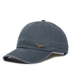 Czapka z daszkiem Aeronautica Militare. Niebieskie czapki z daszkiem Aeronautica Militare, bez wzorów. Za 189.99 zł.