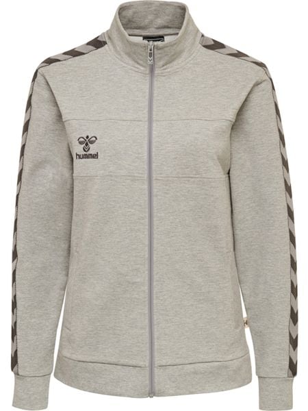 Bluza damska Hummel zip Lmove Classic. Szare bluzy Hummel, xs, bez wzorów, z dżerseju, z kapturem, na fitness i siłownię. Za 259.50 zł.