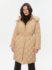 TWINSET Płaszcz zimowy 232TP2240 Beżowy Regular Fit. Brązowe płaszcze Twinset, na zimę, bez wzorów, z syntetyku, bez kaptura. Za 1,749.00 zł.