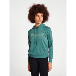 Damska bluza z kapturem Hummel Noni 2.0. Szare bluzy Hummel, m, bez wzorów, z bawełny, z kapturem, do piłki ręcznej. Za 200.50 zł.