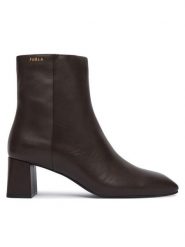 Furla Botki YM37FSD X30000 2460S Brązowy. Brązowe botki Furla, bez wzorów, bez obcasa, na słupku, bez zapięcia. Za 1,149.00 zł.