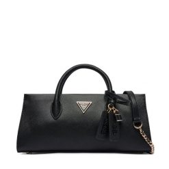 Torebka Guess. Czarne torebki klasyczne Guess, z aplikacjami, klasyczne, bez dodatków. Za 699.99 zł.