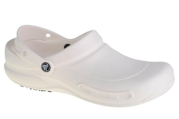 Japonki Crocs Bistro, Dla obu płci. Białe japonki Crocs, bez wzorów, z materiału. Za 199.00 zł.