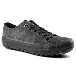 Czarne Trampki Big Star Damskie Stylowe Półbuty. Czarne trampki BIG STAR, bez wzorów, z jeansu, eleganckie, bez zapięcia. Za 84.99 zł.