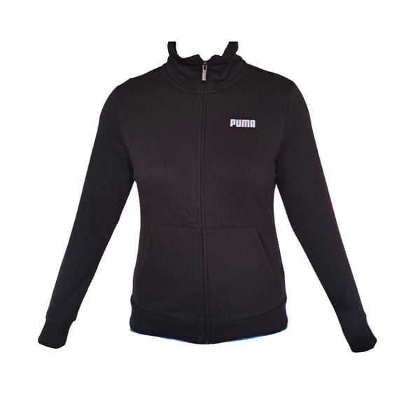 Bluza dresowa damska Puma ESS TR. Czarne bluzy Puma, xs, bez wzorów, z dresówki, bez ramiączek, bez kaptura. Za 140.99 zł.