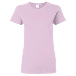 Damska Koszulka T-shirt Krótki Rękaw Top. Czerwone t-shirty GILDAN, xl, bez wzorów, sportowe, bez kołnierzyka, bez ramiączek. Za 48.99 zł.