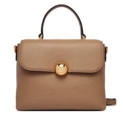 Torebka Furla. Brązowe torebki klasyczne Furla, bez wzorów, klasyczne, bez dodatków. Za 1,619.00 zł.