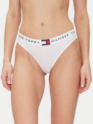 Tommy Hilfiger Figi klasyczne UW0UW06038 Biały. Białe figi Tommy Hilfiger, bez wzorów, z bawełny. Za 59.99 zł.