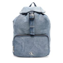 Plecak Calvin Klein. Niebieskie plecaki Calvin Klein, bez wzorów, z denimu, bez dodatków. Za 569.99 zł.