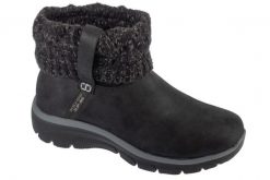 Buty zimowe damskie, Easy Going - Cozy Weather 2. Czarne buty trekkingowe Skechers, na zimę, z materiału, bez zapięcia. Za 319.99 zł.