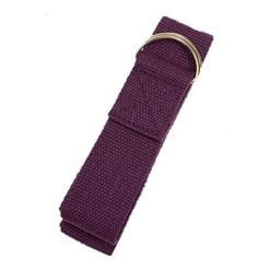 Pasek do jogi Yogi Yogini. Fioletowe paski YOGI & YOGINI, bez wzorów, sportowe. W wyprzedaży za 19.99 zł.