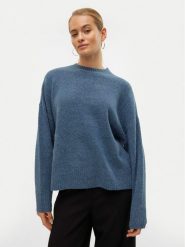 Vero Moda Sweter Boom 10320463 Niebieski Loose Fit. Niebieskie swetry Vero Moda, xl, bez wzorów, z syntetyku, bez ramiączek. Za 49.99 zł.