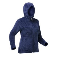 Polar turystyczny damski Quechua SH100 Ultra-Warm. Niebieskie bluzy z polaru QUECHUA, m, bez wzorów, z dzianiny, trekkingowe. Za 169.99 zł.