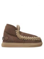 Mou Śniegowce Eskimo Sneaker Big Metal Logo FW111008A Brązowy. Brązowe śniegowce Mou, bez wzorów, ze skóry, bez zapięcia. Za 1,099.00 zł.