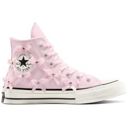 Buty sportowe Converse Chuck 70 Bows Studs. Czerwone buty treningowe Converse, bez wzorów, bez zapięcia. Za 690.00 zł.