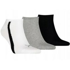 Skarpetki Do Kostek Unisex Dla Dorosłych Lifestyle 3pak. Białe skarpetki Puma, bez wzorów. Za 61.99 zł.