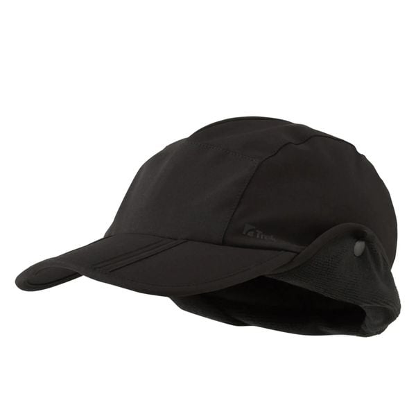 Czapka Trekmates Higgor. Czarne czapki z daszkiem TREKMATES, bez wzorów, z gore-texu. Za 169.50 zł.