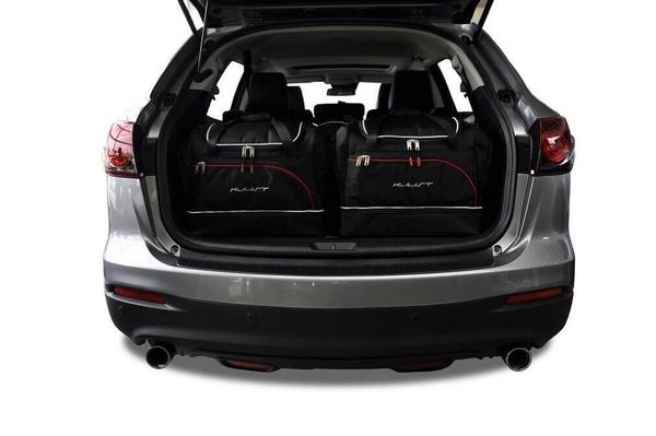 Torby Do Bagażnika Mazda Cx-9 2006-2012 5Szt Kjust. Czarne torby podróżne KJUST, bez wzorów, z kauczuku. Za 1,638.00 zł.