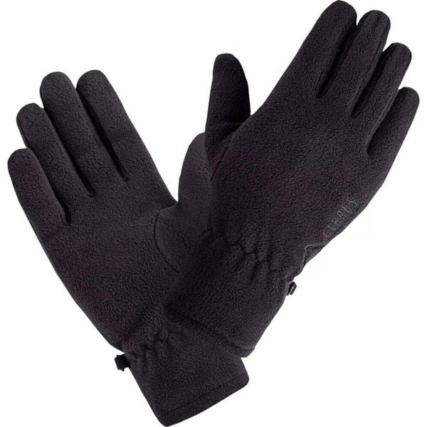 Rękawice polarowe uniseks Elbrus Naura. Czarne rękawiczki ELBRUS, bez wzorów, z polaru, sportowe. Za 68.64 zł.