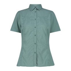 Koszula damska turystyczne CMP 34S6206. Zielone koszule CMP, s, bez wzorów, sportowe, bez kołnierzyka, bez ramiączek. Za 236.15 zł.