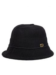 TWINSET Kapelusz 251TA4300 Czarny. Czarne kapelusze Twinset, bez wzorów, z materiału. Za 299.99 zł.