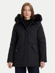 Rinascimento Kurtka zimowa CFC0122158003 Czarny Regular Fit. Czarne kurtki Rinascimento, na zimę, xl, bez wzorów, z syntetyku, bez kaptura. Za 759.99 zł.