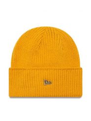 New Era Czapka Wide Cuff Beanie 60565448 Żółty. Żółte czapki zimowe New Era, bez wzorów, z materiału. Za 139.99 zł.