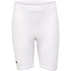 Szorty dla dzieci Hummel Essential. Białe szorty Hummel, bez wzorów, z materiału, sportowe. Za 142.50 zł.