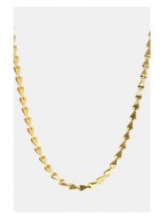 MOODE Naszyjnik "Isabelle" - dł. 42 cm rozmiar: onesize. Żółte naszyjniki MOODE, z materiału, ze stali. Za 100.99 zł.