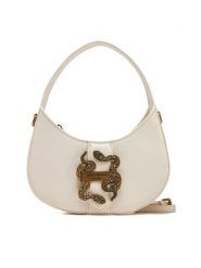 Just Cavalli Torebka Iconic Snakes 78RA4BA6 ZSA89 Biały. Białe torebki klasyczne Just Cavalli, bez wzorów, ze skóry, bez dodatków. Za 739.99 zł.