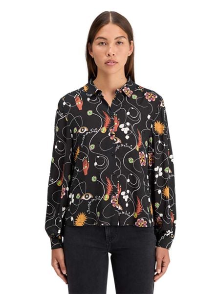 Scotch & Soda Bluzka w kolorze czarnym rozmiar: 38. Czarne bluzki Scotch & Soda, bez wzorów, z wiskozy, bez kołnierzyka, bez ramiączek. Za 148.96 zł.