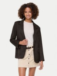 ONLY Marynarka Lina 15357019 Brązowy Loose Fit. Brązowe marynarki i żakiety ONLY, bez wzorów, ze skóry, bez ramiączek. Za 249.99 zł.
