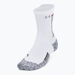 Skarpety Under Armour ArmourDry Run Cushion Mid-Crew. Białe skarpetki Under Armour, bez wzorów. Za 83.99 zł.